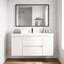 Meuble-lavabo mural simple 48 po avec plateau en résine Juriaan-591484048