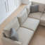Canapé d'angle modulaire en cuir Naazish-441551935