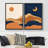 Sun And Moon " Sun & Moon Desert Abstract Landscapes Nature Shapes Modern Art Scenic " 2 - Pieces-92285236-92285235