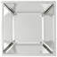 Garden Planter Decor Metal Trapezoidal Outdoor Modern Terrace Holder-1223238913