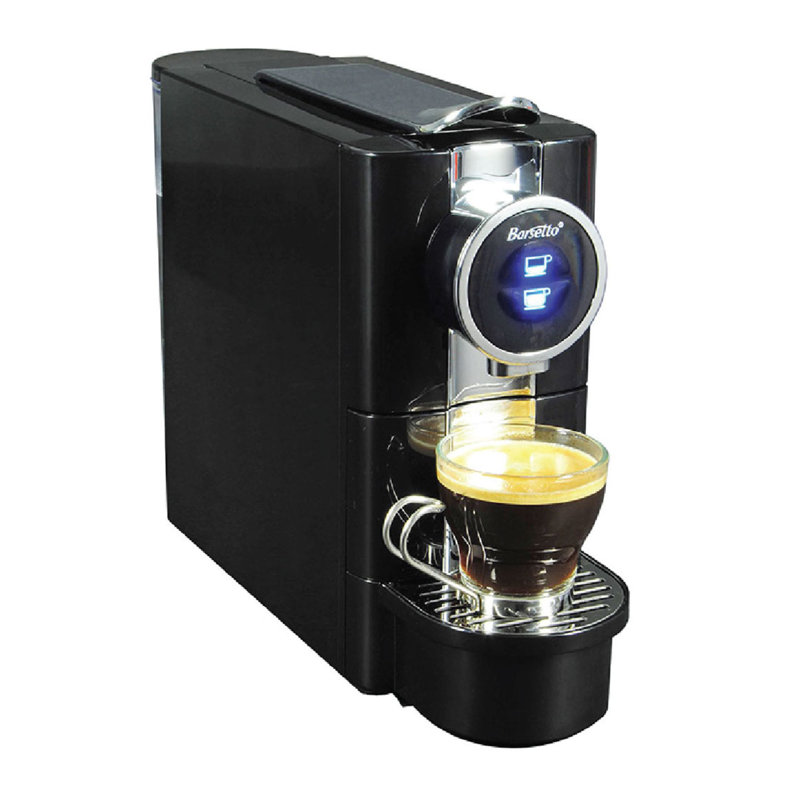 Cafetière à espresso automatique à une touche Barsetto, noir