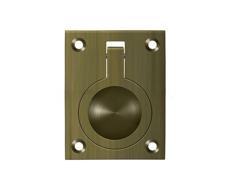 Ring Pull, Antique Brass