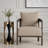 Dewanna Sand Fabric Accent Chair