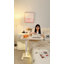 Table d'appoint réglable en bois massif avec plateau inclinable et roulettes dissimulées - Bureau d'ordinateur portable multifonctionnel pour lit et canapé-1114859275
