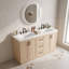 Meuble-lavabo avec 3 tiroirs et tablettes réglables
