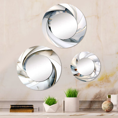 Ellaura Metal Round Mirror