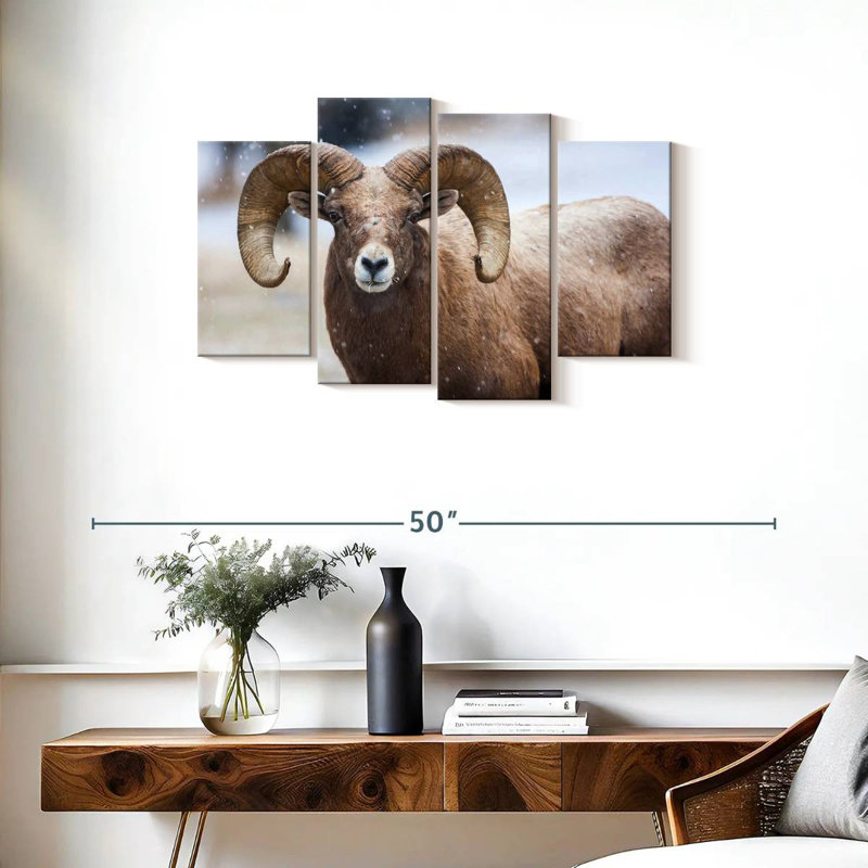 Brampt Bighorn Sheep, 22" H x 36" W