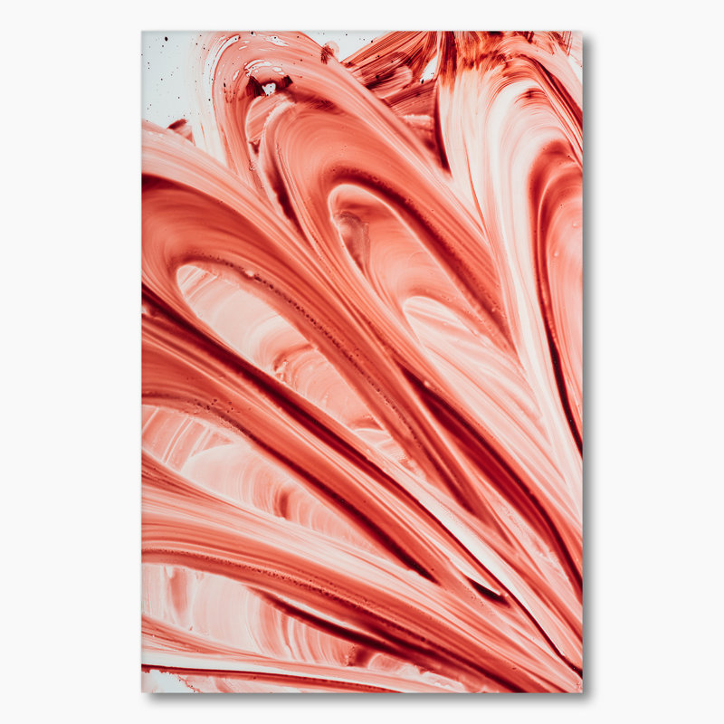 Tasty Pomegranate Explosion - Décoration murale moderne et contemporaine en toile, H 20 po x l 12 po x P 1 po, Toile tendue