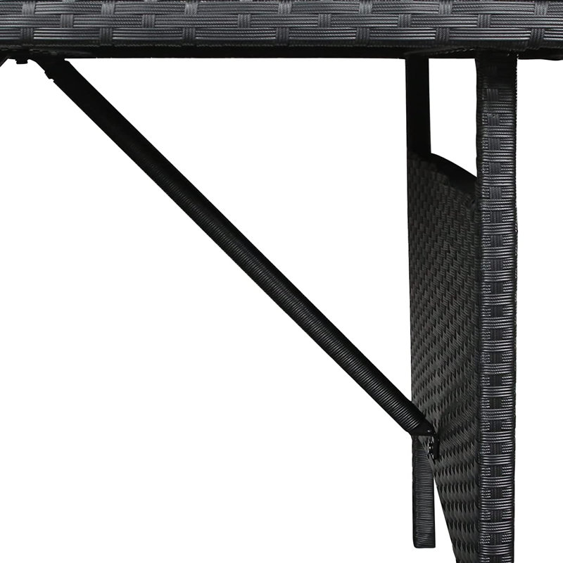 Table de salle à manger Mcgaughey, Noir