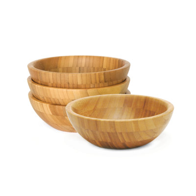 Bamboo Salad Bowl, Small, Set Of 4