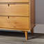 Commode double en bois massif à six tiroirs Yarber-2059851618