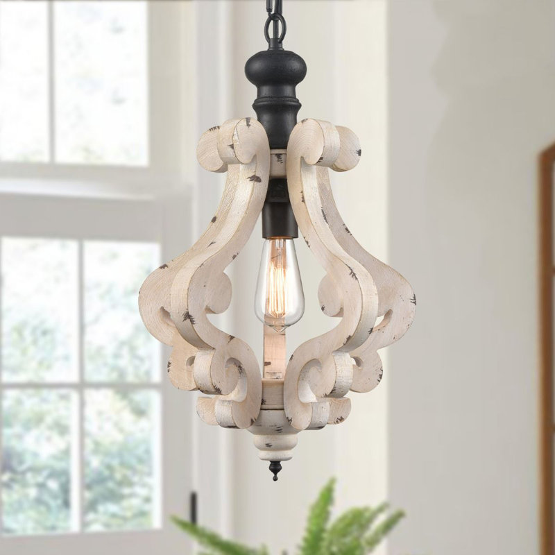 1 - Light Natural Lantern Pendant