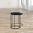 Monet 24"W Metal Industrial Nesting End Table Set with Round Fixed Tray Tops