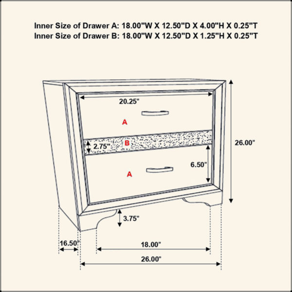 Dimensions du produit
