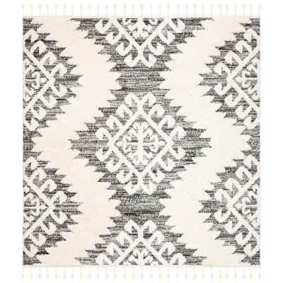 Tapis ikat gris Imraan Purtell