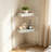 Corner Shelf Side Table – Small Living Room Corner Table, Corner Display Rack & Storage Shelf-137637607