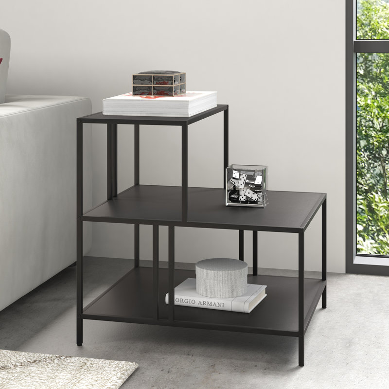 End Table, Blackened Bronze