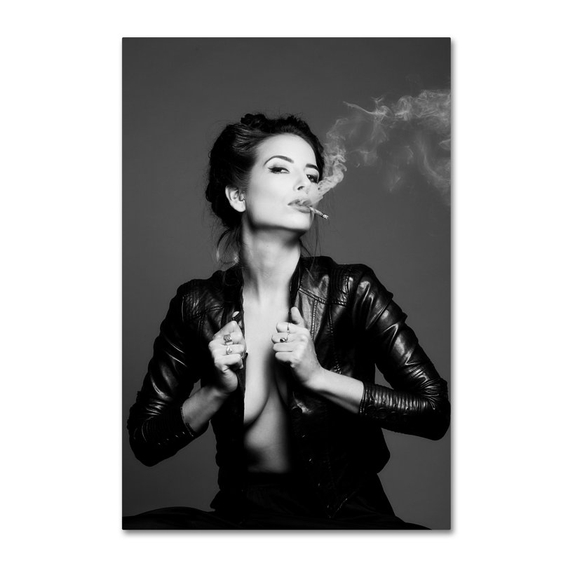 Trademark Fine Art " Smoking " by Tal Flint