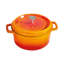 GET Cocotte en fonte d'aluminium antiadhésive ronde avec couvercle écoénergétique-80371788-80371792