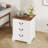 Nightstand With Charging Stand And 3 Drawers & Antique Handles-34231905