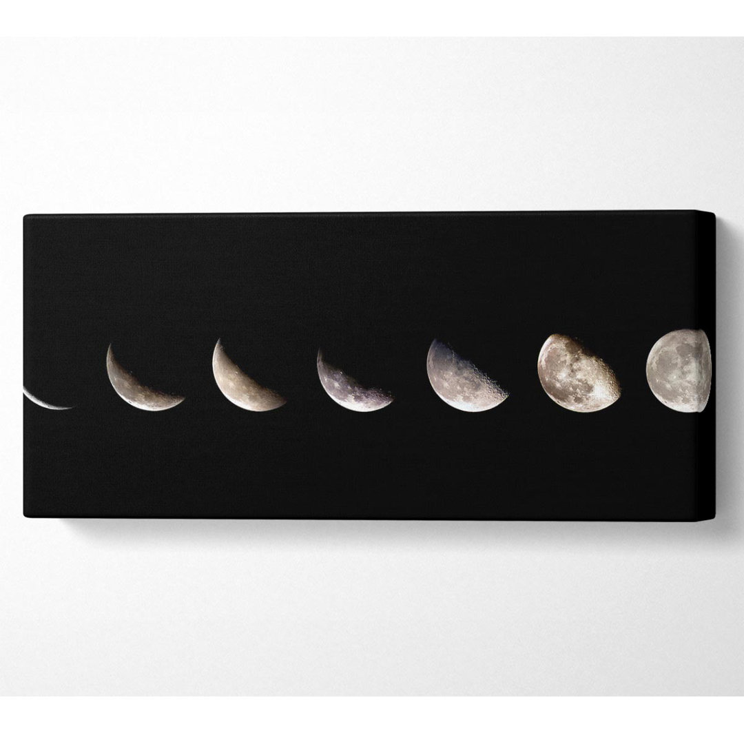 Moon Sequence - Kunstdrucke auf Leinwand - Wrapped Canvas