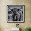 Hair Over Face - Single Picture Frame Print-405462934