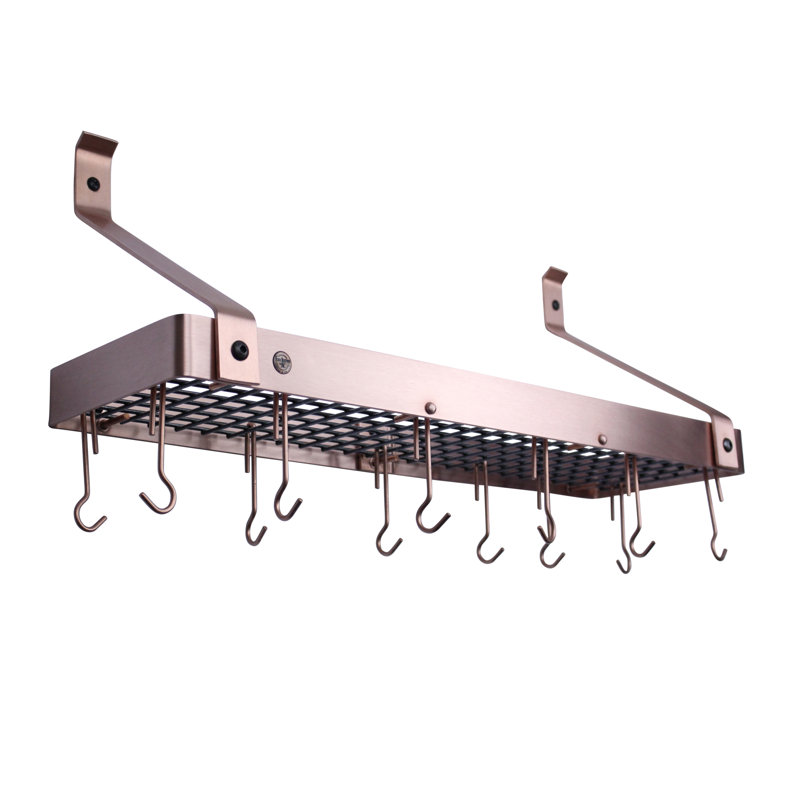 Handcrafted Gourmet Wall Mounted Pot Rack