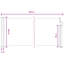 VidaXL Polyester Cover Retractable Patio Awning-126787492-126787494