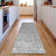 Tapis gris Cerrito AMF611 lavable à la machine de qualité supérieure