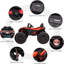 UTV 2 places 24V avec télécommande, batterie 10AH, moteurs 400W, lumières DEL, musique, klaxon, suspension