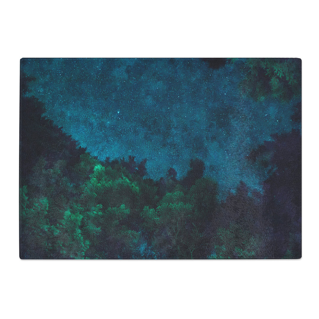 Tempered Glass Stars over a Forest in Canada Chopping Board
