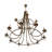 15 - Light Dimmable Tiered Chandelier