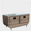 Table basse avec verre trempé