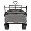 Chariot pliable de 480 lb avec poussette Canopywagon et roues tout-terrain pliables de 7 po de grande capacité pour le camping, les sports et le jardin