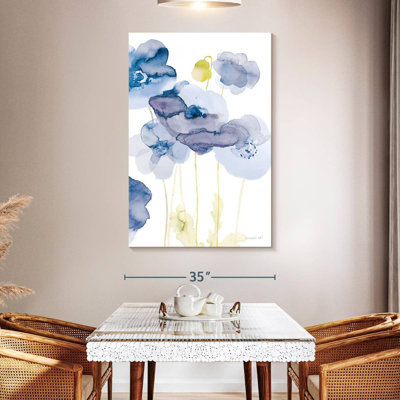 Avery Delicate Poppies II Blue
