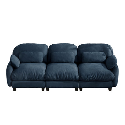 Canapé modulable moderne 3 places pour salon