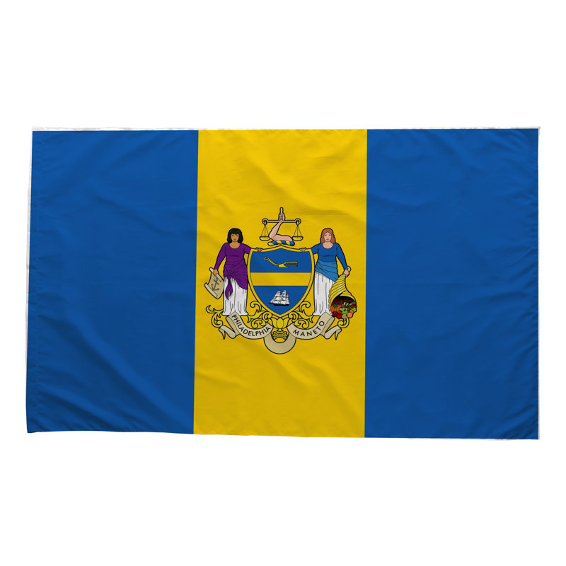 Drapeau de Philadelphie - drapeau extérieur, 24" H x 36"  W