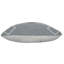Oreiller à fermeture à glissière 100% coton 20 po x 20 po gris noir jaune et ivoire