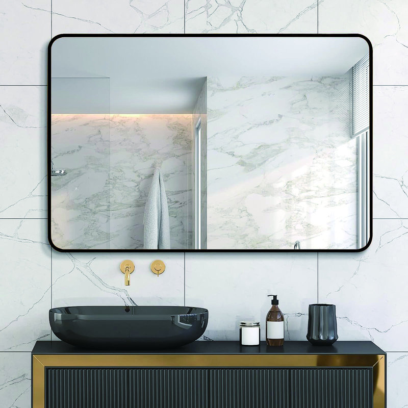 Miroir de salle de bain 30x40, Noir