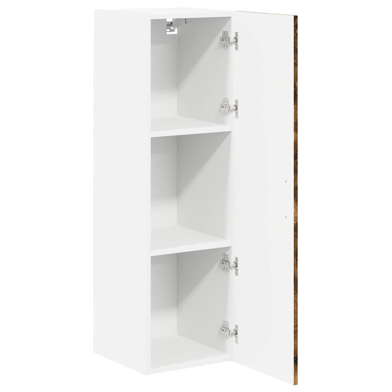 Vidaxl Kitchen Cabinet Black 40 X 31 X 100 Cm Engineered Wood, 100cm H x 30cm W x 31cm D, Smoked Oak