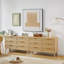Commode double, commode en rotin, commode naturelle