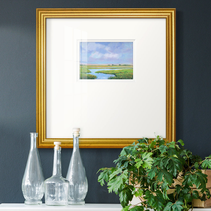 Cristy " Summer Marsh II ", 17" W x 17" H