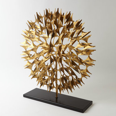 Gold Cosmos Sculpture