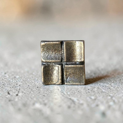Antique Bronze Iron Square Knob