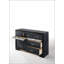 Commode à finition noire Naima avec plusieurs tailles de tiroirs et compartiment à bijoux doublé de feutre pour les chambres à coucher modernes-2137520058