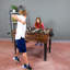 Table multi-jeux 2-en-1 49,5 po Anastasia 49,5 po - aspect bois brun foncé-493691809