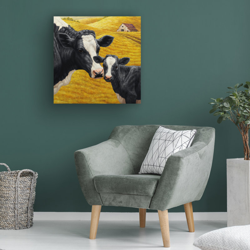 Art sur toile Crista Forest Holstein, H 14 po x l 14 po