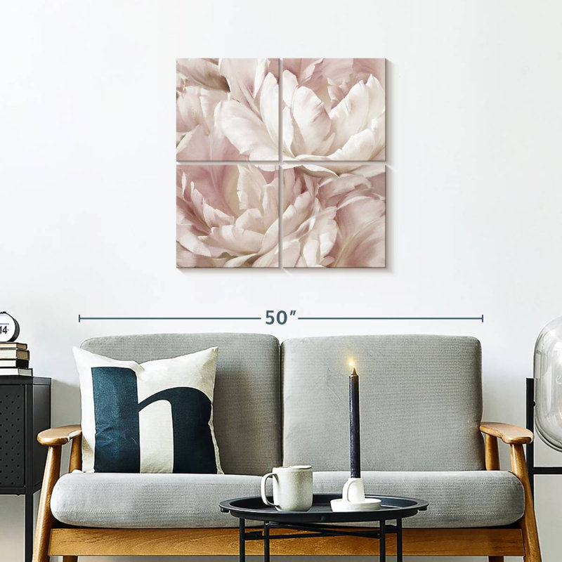 Harnek Intimate Blush IV, 26" H x 26" W
