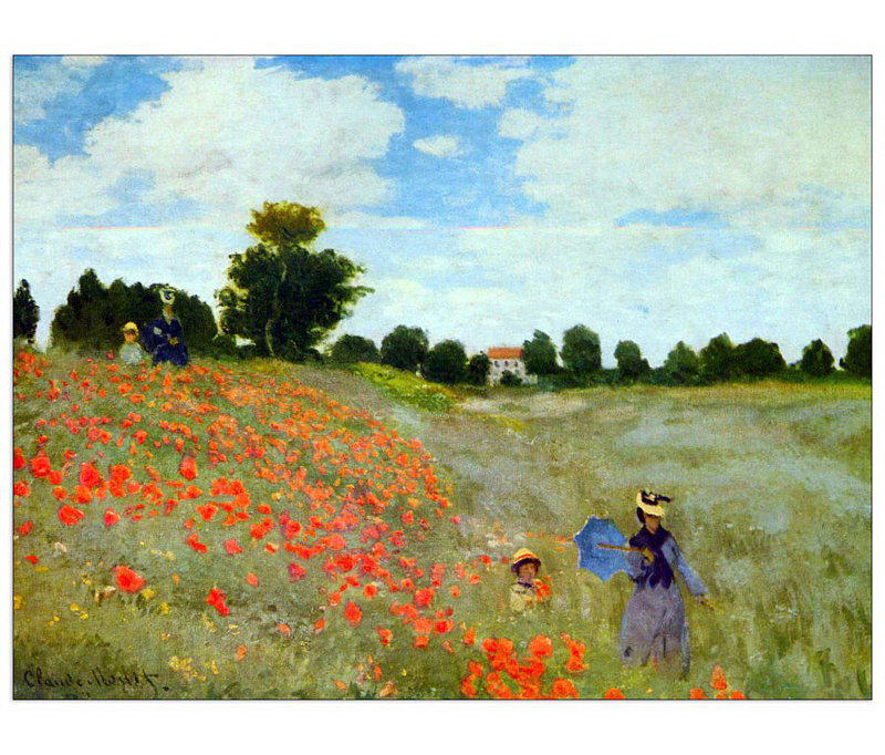 Claude Monet - Wrapped Canvas Painting, 60cm H x 80cm W x 1.8cm D