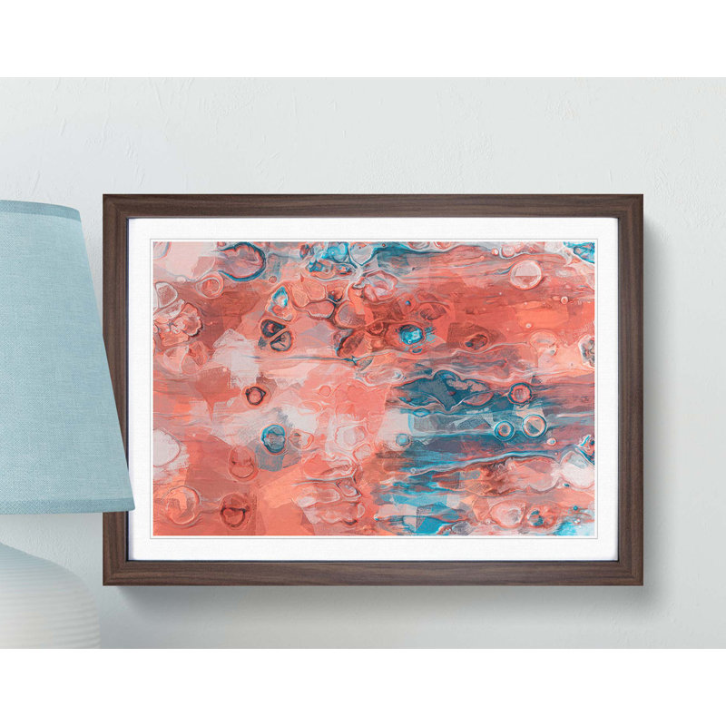 Promises in Abstract - Framed Print, Walnut, 40cm H x 60cm W x 2cm D